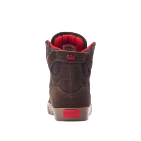 Mens Supra High Top Shoes SKYTOP Brown/Gum | AU-76823